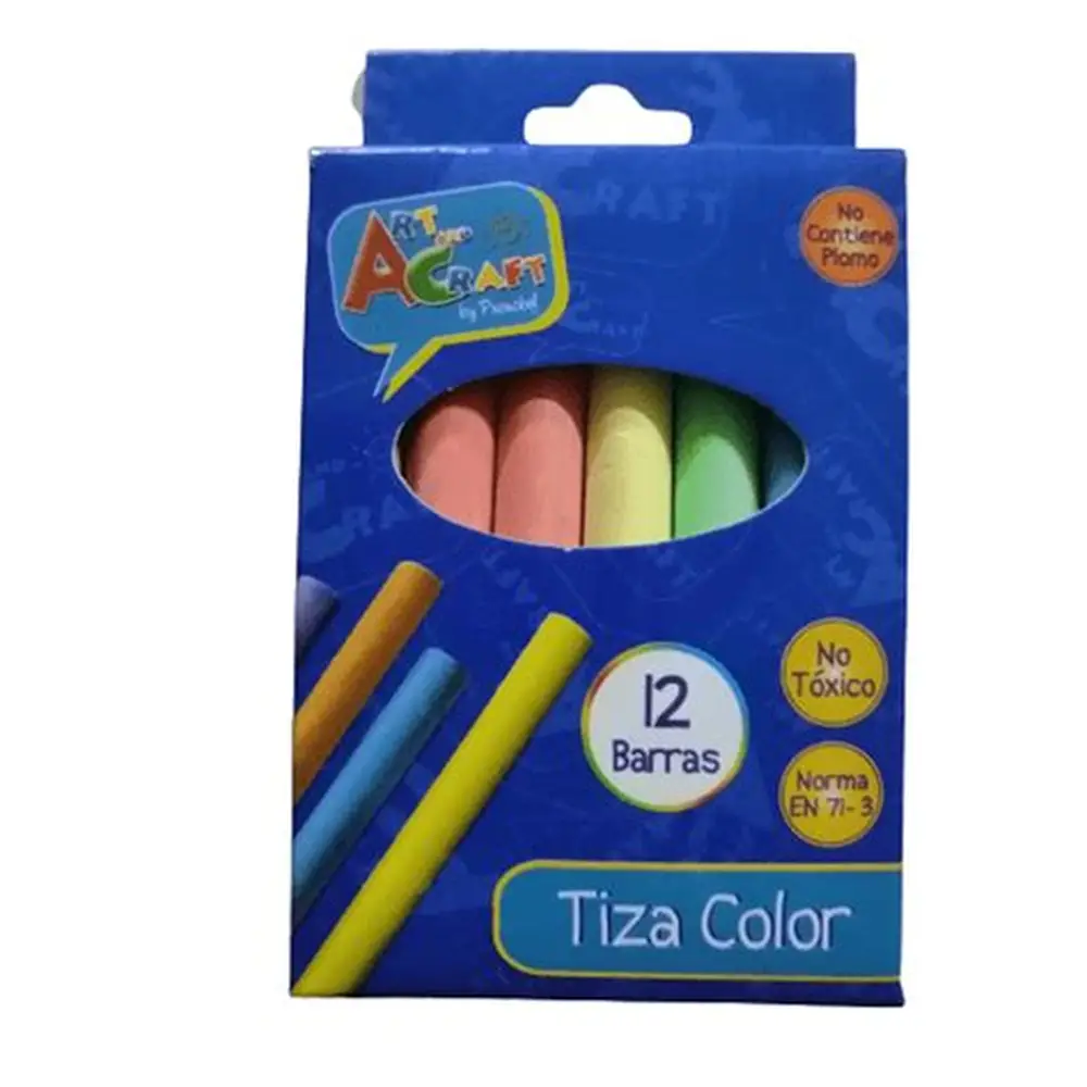 TIZA COLORES X 100 UNIDADES